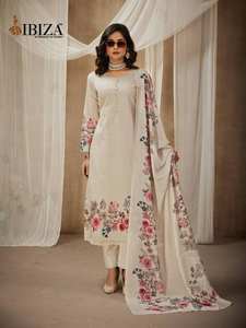 ผ้าคอตตอนพิมพ์ลายดิจิตัล salwar kameez แคตตาล็อกเต็มรูปแบบเหมาะสำหรับงานปาร์ตี้และชุดลำลอง - Product Image 5