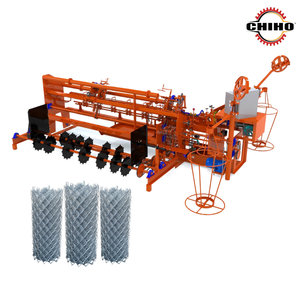 (Vietnam) Máquina de fabricación de cercas de alambre de doble alambre completamente automática Venta caliente de fábrica Máquina de cercas de eslabones de cadena - Product Image 2