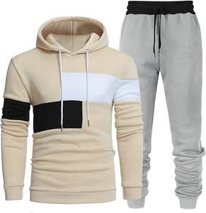 Survêtement à la mode pour hommes confortables séchage rapide vêtements d'entraînement ensembles de survêtement d'hiver personnalisés - Product Image 3