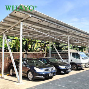Fácil instalação 3KW 5KW 6KW Painel <span class=keywords><strong>Solar</strong></span> <span class=keywords><strong>Pv</strong></span> Carport Ground Mountings Systems <span class=keywords><strong>Solar</strong></span> Power Carport com armazenamento de bateria e carregador EV - Product Image 6