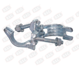 ข้อต่อเหล็กกล้าอ่อนแบบเปลี่ยนได้ DELITE DSC FIX FORGED ขนาด 48x48 มม. แบบมุมฉาก สำหรับนั่งร้านเคลื่อนที่ มาตรฐาน EN 74 เกรด B ชุบเคลือบด้วยไฟฟ้า - Product Image 2