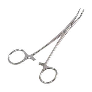 Pince recommandée par le chirurgien Pince à moustiques incurvée 12.5cm Porte-aiguille Base d'instruments chirurgicaux Équipement en acier inoxydable - Product Image 2