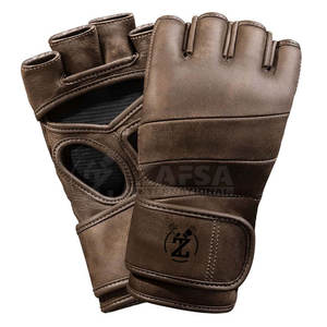 Vente en gros Gants MMA professionnels en cuir personnalisés Gants d'entraînement sportif de boxe et d'arts martiaux bon marché d'usine - Product Image 1