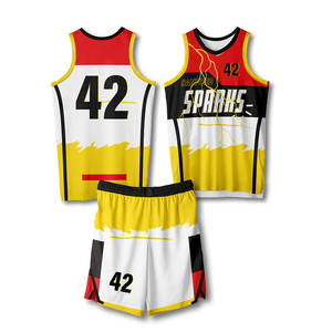 Uniforme de basket-ball entièrement imprimé par sublimation, faible MOQ, uniformes d'entraînement sportifs de haute qualité - Product Image 1