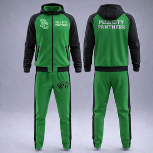 Ensemble de vêtements de sport pour homme avec logo personnalisé, fermeture éclair intégrale, ensemble de survêtement sublimé avec pantalon pour entraînements décontractés, ensemble de vêtements de travail en coopération - Product Image 6