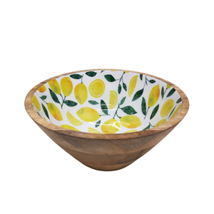 ชามเสิร์ฟแป้งทำจากไม้สีเคลือบสติกเกอร์สำหรับห้องครัวและท็อปโต๊ะ - Product Image 3