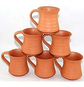 ถ้วยดินเผาสีแดงสำหรับใส่ชากาแฟในสำนักงานถ้วยน้ำชาอาหารเช้าพร้อมหูจับ - Product Image 6