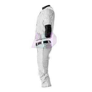 Uniforme de baseball d'équipe léger et respirant en 100 % polyester pour les entraînements, les matchs et les jours de match - Product Image 6