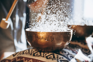 การออกแบบที่ไม่ซ้ํากันพระพุทธรูปเสียงชามเหรียญ Multiplier โยคะทิเบตร้องเพลงชามหิมาลัยมือตอกจักระการทําสมาธิ - Product Image 6