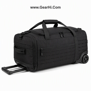Tactical <b>Wheeled</b> Deployment <b>Bag</b>-Heavy Duty Nylon Rolling Gear <b>Bag</b> Water Resistant & Durable for <b>Travel</b> & Outdoor Use - Product Image 5