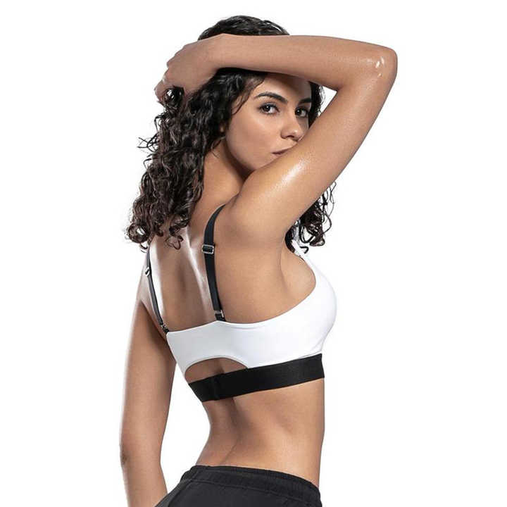 Girls Workout Gym Sports Bra Comfortable High Support Fitness Cross Back Girls Breathable  Crop Sports Bra