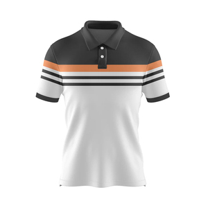 2025 vente en gros vêtements actifs solide respirant décontracté pour chemises homme Logo personnalisé broderie col tournant Golf hommes pour - Product Image 6