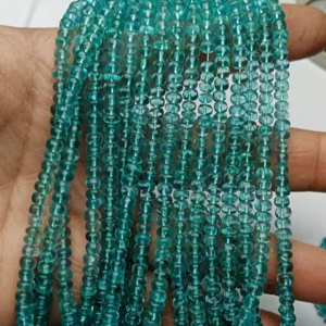 อะพาไทต์สีฟ้าธรรมชาติ ขนาด 4 มม.-5.50 มม. รูปทรงกลมเรียบ คุณภาพสูง เหมาะสำหรับทำเครื่องประดับหรูหรา และเป็นของขวัญ - Product Image 1