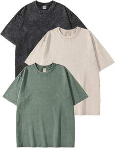 Camisetas de lavado ácido para hombre de algodón 100%, diseño personalizable transpirable y cómodo de Pakistán para adultos y niños a la venta - Product Image 1