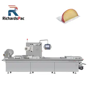 Automatic Vacuum Packing Machine Thermoforming Packaging Pita Sandwich Dates MAP Tray Forming