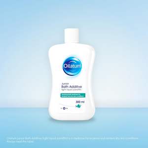 Oilatum Junior 300ml, Aditivo Ligero para Baño de Parafina Líquida, Producto para Baño de Bebés - Product Image 6
