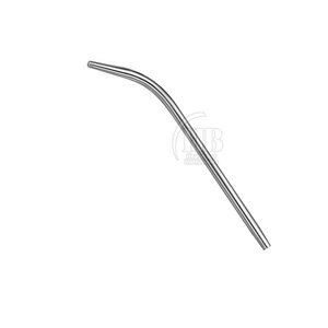 Cánula de Succión Curva Reutilizable Quirúrgica Médica de Acero Inoxidable con Certificación CE para Hospitales, Clínicas y Quirófanos - Product Image 5