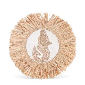 Decoración de Pared Infantil Tejida a Mano con Ratán Natural, Arte de Pared Tejido para Cuarto de Niños de Vietnam - Product Image 4