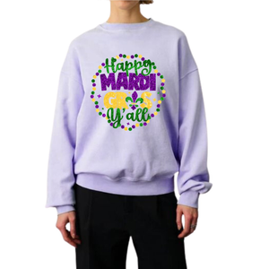 Mardi Gras Sequined bordado transpirable Patchwork diseñador mujer sudadera diseño personalizado para Mardi Gras evento Fiesta - Product Image 2