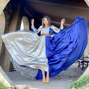 Ropa tradicional hecha a mano vestido afgano de alta calidad mejor Material afgano Vintage vestidos de mujer 0641 - Product Image 2