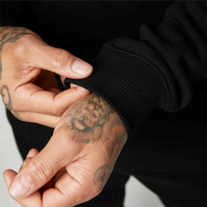 Survêtement deux pièces pour homme Survêtement de qualité supérieure Survêtement d'hiver pour homme Couleur unie personnalisée en gros - Product Image 5