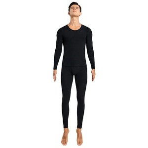 Invierno Hombres Merino Lana Ropa interior térmica Fleece Long John Base Layer Sets - Product Image 1