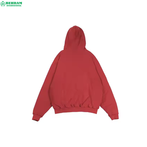 Sudadera con capucha de corte regular personalizada OEM, 100% algodón, forro polar/terry francés, con cremallera completa, estampado en relieve, lavado ácido, de peso pesado - Product Image 1