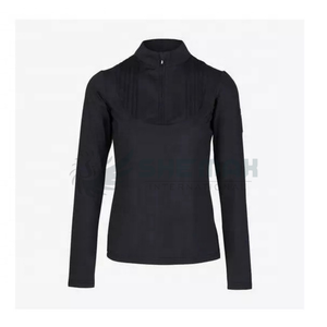 La chemise de couche de base d'équitation à compression thermique haute performance offre une flexibilité de confort et de chaleur pour l'entraînement des cavaliers - Product Image 6
