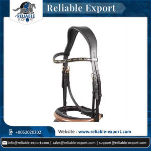 Bride de dressage en cuir verni de qualité supérieure à un prix abordable. - Product Image 2
