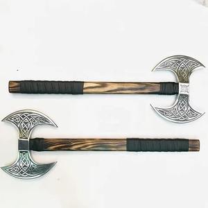 Hacha de Acero de Damasco con Mango de Madera de Diferentes Colores, Multiusos, Precio de Fábrica NM, Alta Calidad, 4 3/4 de Corte - Product Image 2