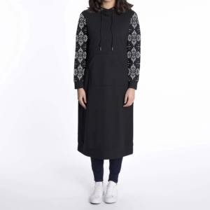 Sudaderas CON CAPUCHA DE MODA islámica de mujer de alta calidad personalizadas de punto de talla grande para la temporada de invierno OEM disponible - Product Image 1