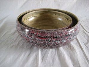 Wholesale Price Handicraft Bamboo <b>Bowl</b> <b>Wooden</b> Reusable <b>Large</b> Bamboo <b>Wooden</b> Wave Serving <b>Bowl</b> 99GD - Product Image 4