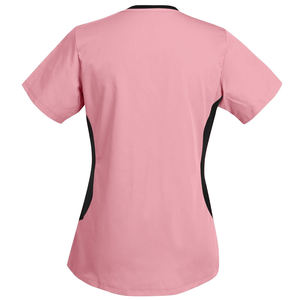 Tops de enfermería con cuello vuelto personalizados para mujer, túnica blanca para el cuidado de la salud, uniformes de hospital al por mayor - Product Image 4