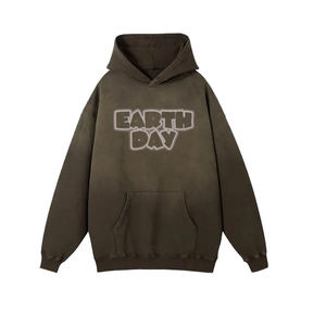 เสื้อฮู้ดดี้ผู้ชายสไตล์สตรีทแวร์ทรงโอเวอร์ไซส์ หลวม สบายๆ แฟชั่นฮิต - Product Image 1
