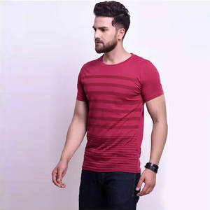 T-shirt unisexe à col rond avec impression graphique chinée personnalisée T-shirt à manches courtes en trois tissus pour hommes T-shirts super doux en trois tissus pour hommes - Product Image 4