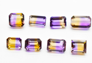 Ametrina Natural Octagonal de color Bio, piedra preciosa para fabricación de joyas, 10 Cts a 25 Cts aprox. Por pieza - Product Image 6