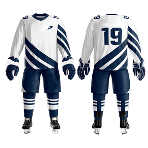 Tenues de hockey sur glace respirantes fabriquées au Pakistan avec impression par sublimation personnalisée, 100 % polyester, design personnalisé pour hommes adultes - Product Image 6