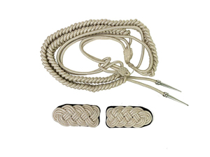 Aiguillette tactique dorée pour officiers, cordon d'épaule pour uniforme de cérémonie et de fanfare, service OEM, vente - Product Image 3