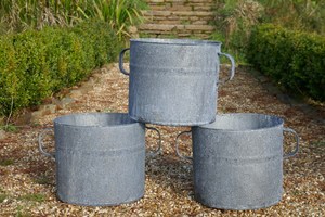 Vente en gros de jardinière de jardin intérieur/extérieur en métal galvanisé pour salon hôtels restaurants balcons centres commerciaux bureaux - Product Image 2