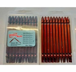 Embout à vis PZ2 de qualité supérieure 65mm-100mm embout de tournevis à percussion Pozidriv S2 embouts en acier outil tournevis deux en un - Product Image 2