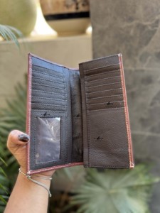 Nueva llegada de estilo occidental, billetera larga de cuero tallado a mano para hombre, gran oferta, soporte para efectivo elegante a la moda, regalo para él - Product Image 5