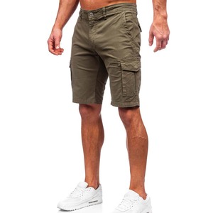 Summer <b>Mens</b> Casual Cotton <b>Shorts</b> Multi Pocket Loose Outdoor Overalls Pants <b>Men</b> Tactics Zipper Solid Cargo <b>Shorts</b> - Product Image 5
