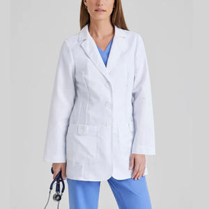 Uniforme médico de enfermería para mujer, bata de laboratorio elástica hecha a medida para uso hospitalario y clínico - Product Image 1