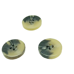 Fábrica Hengda Personalizada 23mm Resina ecológica 4 agujeros Botones grises y multicolores Botón Resina Fabricantes - Product Image 2