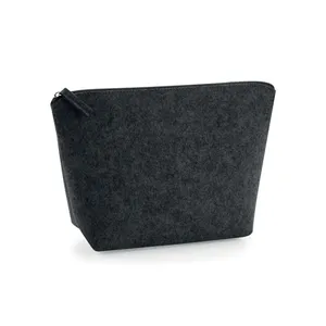 Customizable <b>Felt</b> Toiletry Bag Accessory for Merchandising - Product Image 1