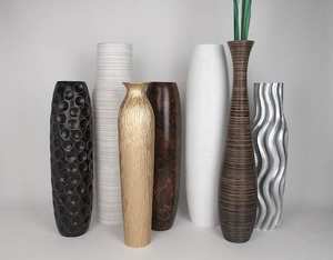 แจกันดอกไม้ทำจากแก้วมาใหม่พร้อมดีไซน์ใบไม้สำหรับตกแต่งโต๊ะวางบนโต๊ะ - Product Image 3