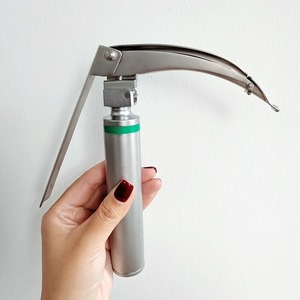 Laringoscopio de espejo de garganta Flexible de fibra óptica de anestesia para intubación difícil-Herramienta quirúrgica ENT de laringoscopio McCoy, CE - Product Image 3