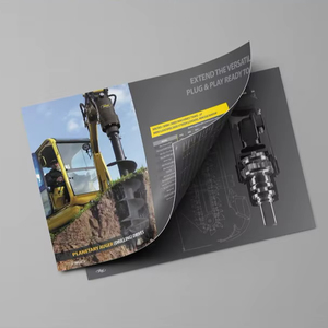 Impression de livret de brochure de l'industrie de la construction A5 A4 personnalisé à coloriage complet - Product Image 1