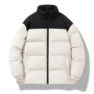 Elegante chaqueta acolchada de algodón de Invierno para mujer, nuevo cuello levantado, Parka de nieve, cinturón, bolsillo, abrigo grueso y cálido, estampado de punto - Product Image 5