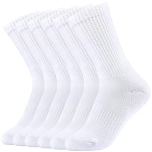 Athletic Sports <b>Socks</b> Cotton Blend Crew <b>Socks</b> Breathable Sweat Absorbing Cushioned Comfort Fit for <b>Running</b> and Training - Product Image 1